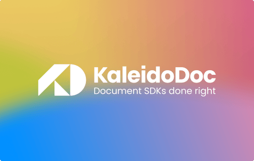 Kaleidodoc frame logo